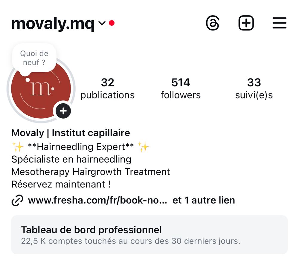 Movaly — capture de statistiques 1